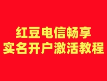 红豆电信畅享实名开户激活步骤（一证4户）